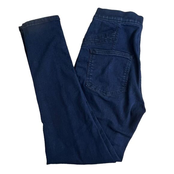 We‎ The Free Womens Dark Wash High Rise Seamed Pull On Skinny Jeans 26 - Picture 1 of 8